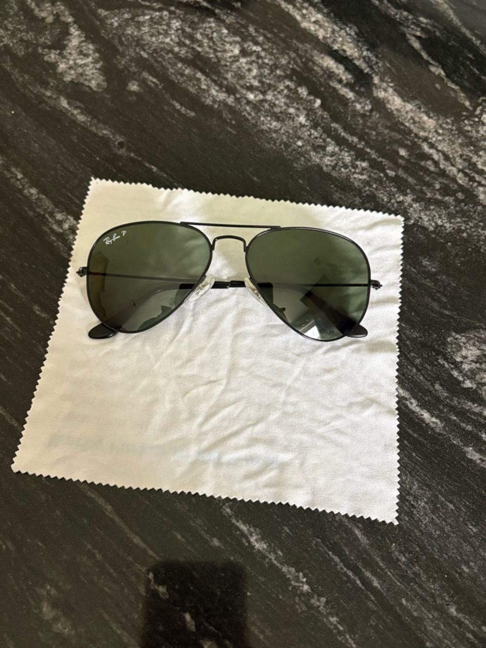Ray Ban black aviators